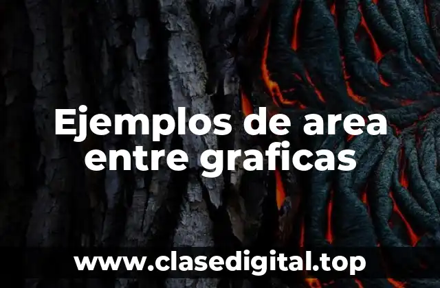 Ejemplos de area entre graficas