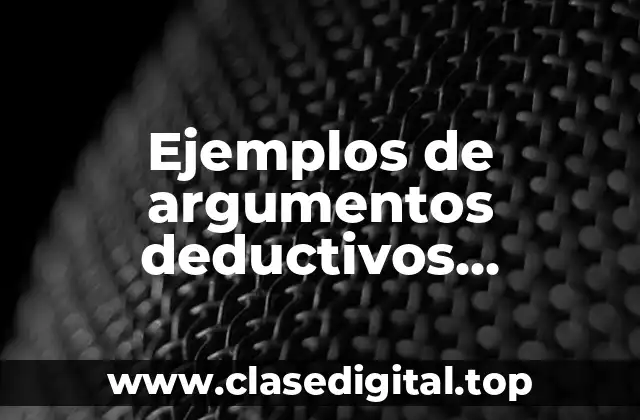 Ejemplos de argumentos