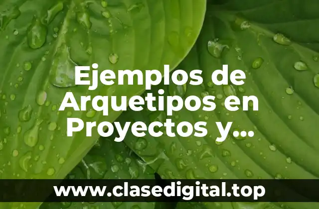Ejemplos de Arquetipos en Proyectos y Significado