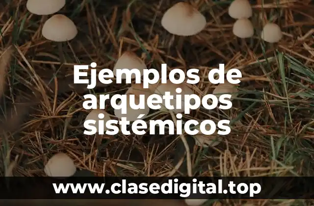 Ejemplos de arquetipos sistémicos