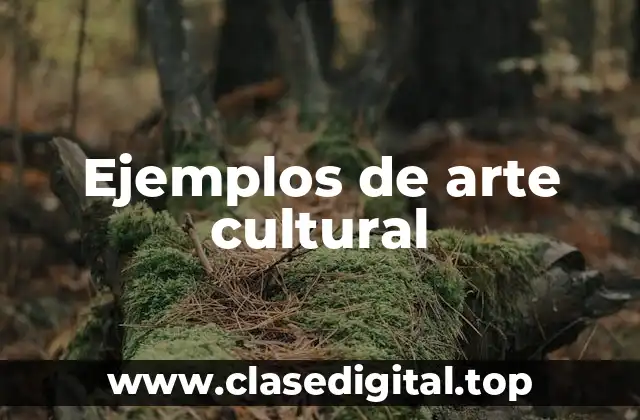 Ejemplos de arte cultural