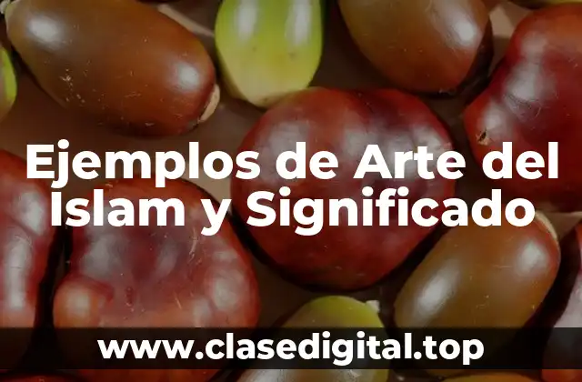 Ejemplos de Arte del Islam y Significado