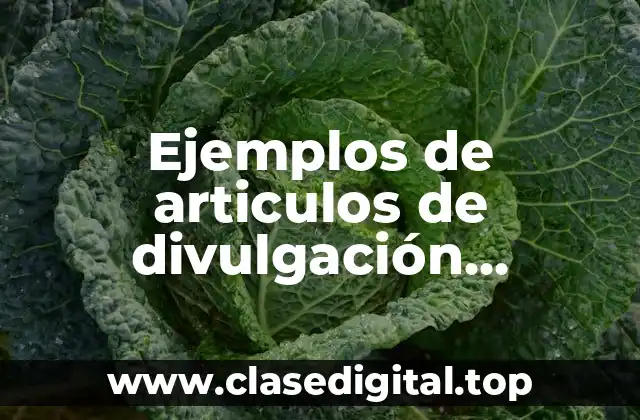Ejemplos de articulos de divulgación científica con dinosaurios