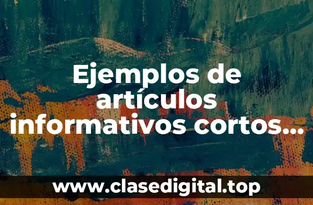 Ejemplos de artículos informativos cortos para niños sobre karate