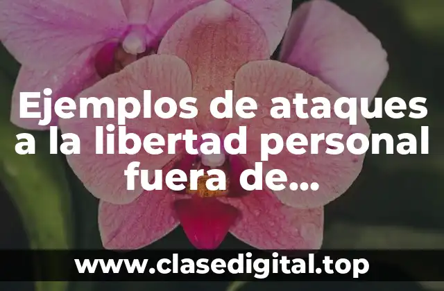 Ejemplos de ataques a la libertad personal fuera de procedimiento