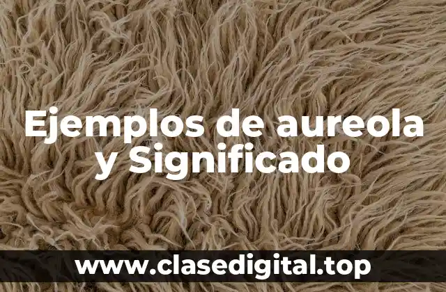 Ejemplos de aureola y Significado