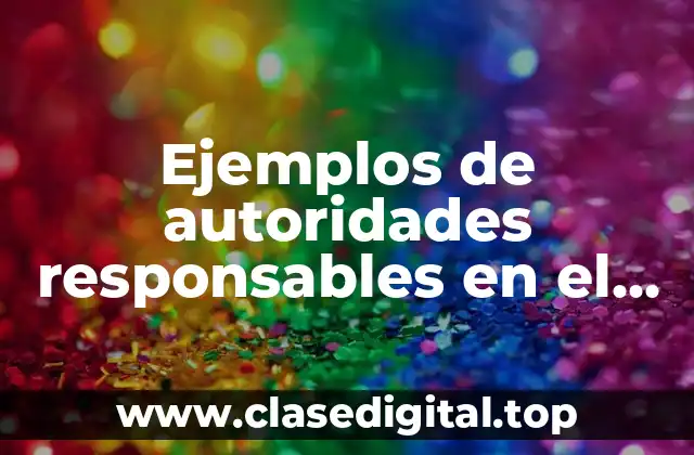 Ejemplos de autoridades responsables en el juicio de amparo