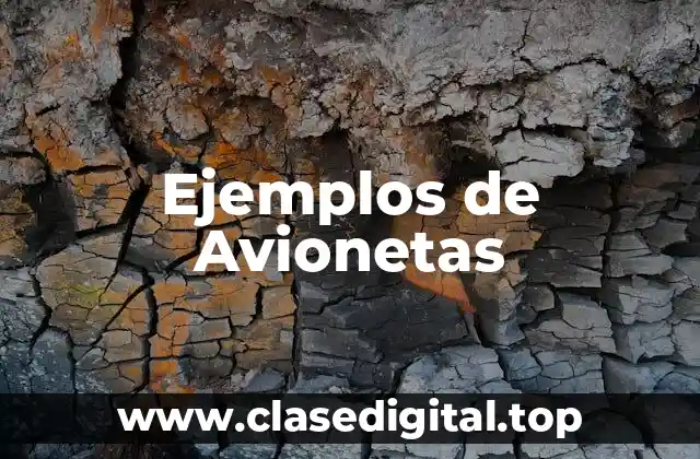 Ejemplos de Avionetas