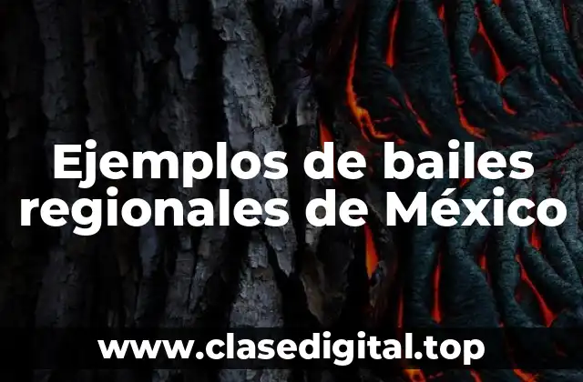 Ejemplos de bailes regionales de México