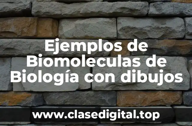 Ejemplos de Biomoleculas