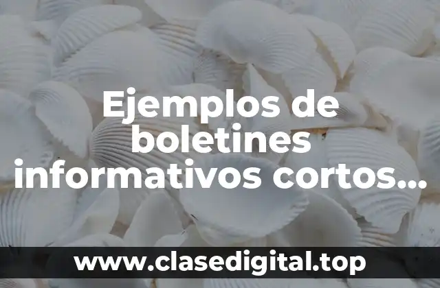 Ejemplos de boletines informativos cortos animales gatos