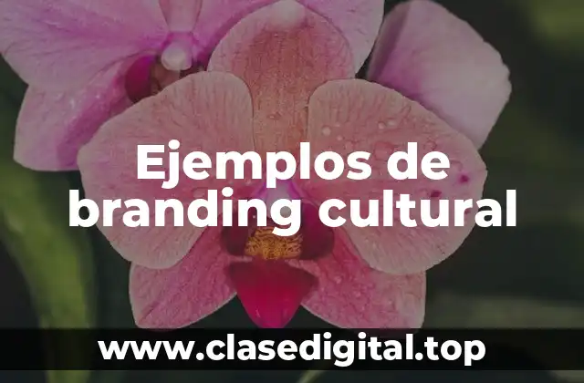 Ejemplos de branding cultural