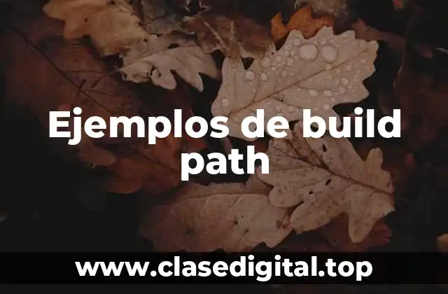 Ejemplos de build path