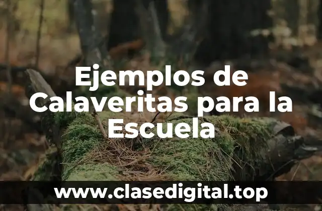 Ejemplos de Calaveritas para la Escuela