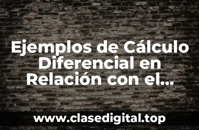 Ejemplos de Cálculo Diferencial en Relación con el Bolibol