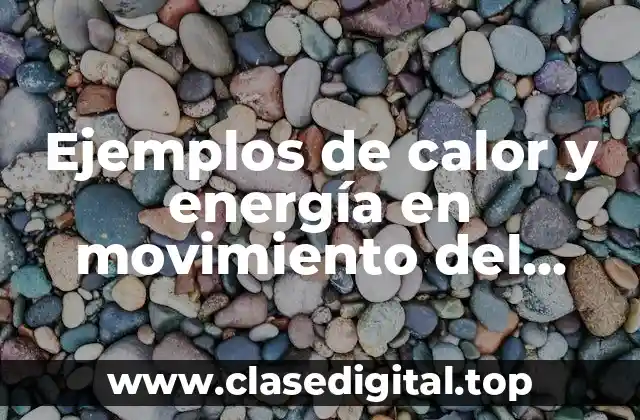 Ejemplos de calor y energía en movimiento del temazcal y Significado