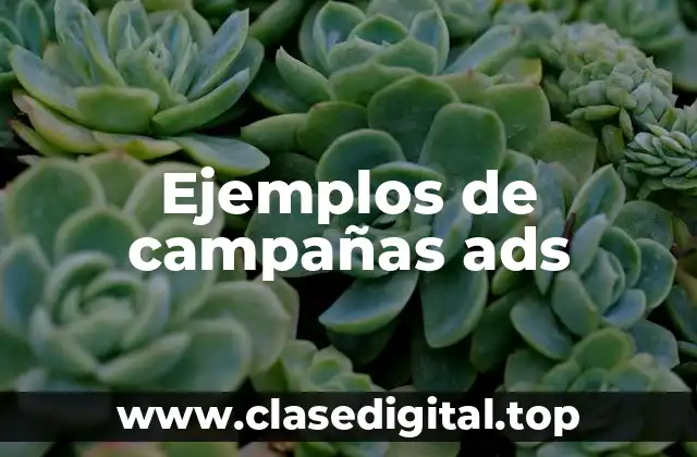 Ejemplos de campañas ads