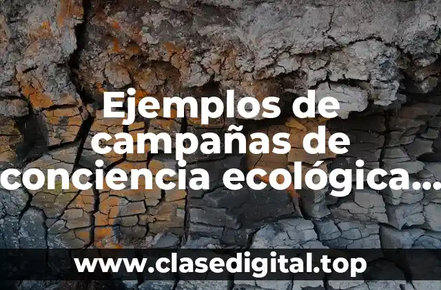Ejemplos de campañas de conciencia ecológica en etiquetas