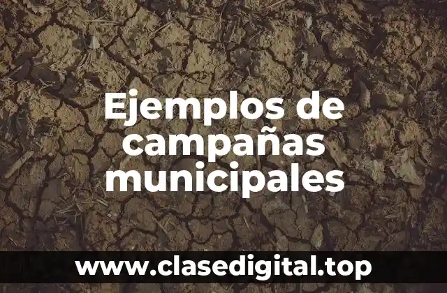Ejemplos de campañas municipales