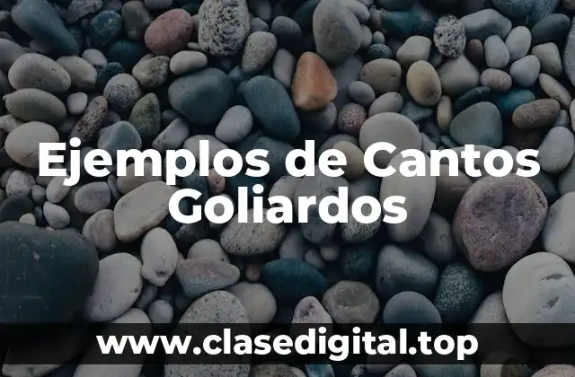 Ejemplos de Cantos Goliardos