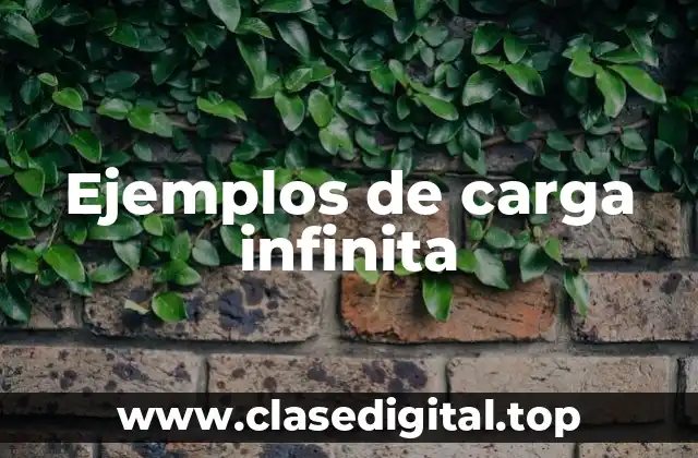 Ejemplos de carga infinita