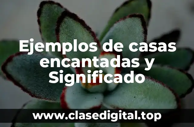 Ejemplos de casas encantadas y Significado