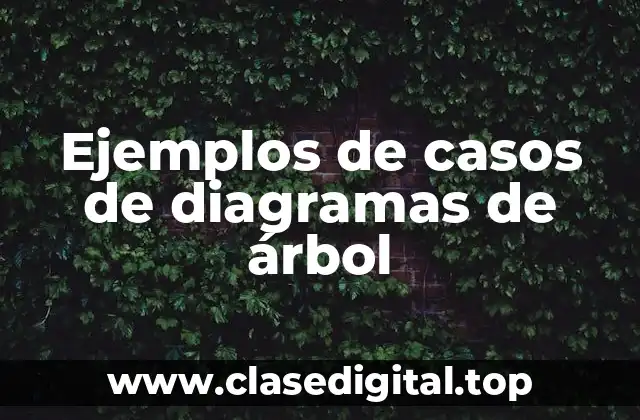 Ejemplos de casos de diagramas de árbol