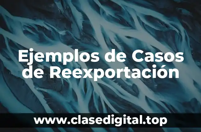 Ejemplos de Casos de Reexportación