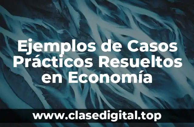 Ejemplos de Casos Prácticos Resueltos en Economía