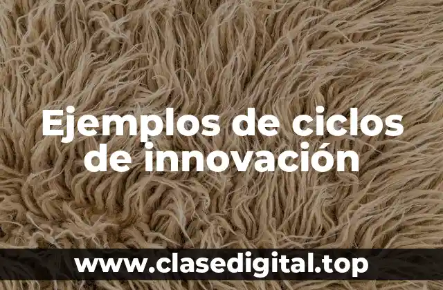 Ejemplos de ciclos de innovación
