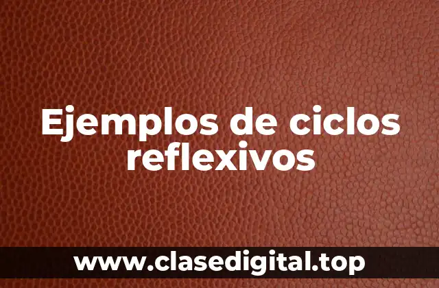 Ejemplos de ciclos reflexivos