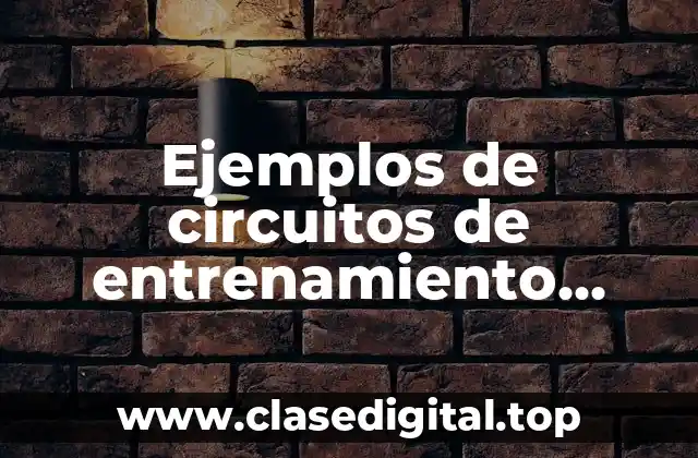 Ejemplos de circuitos de entrenamiento funcional