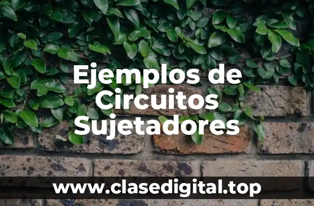 Ejemplos de Circuitos Sujetadores