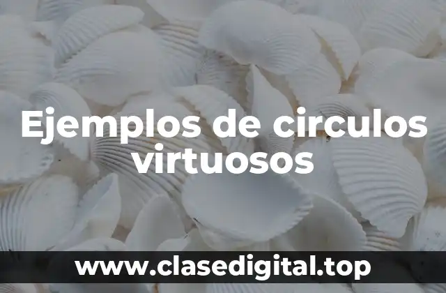 Ejemplos de circulos virtuosos