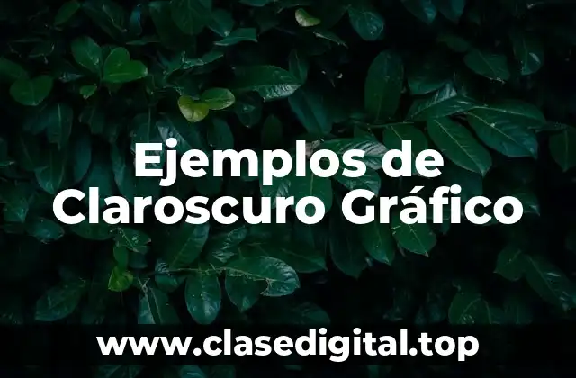 Ejemplos de Claroscuro Gráfico