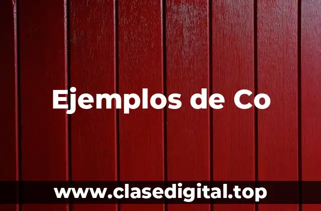 Ejemplos de Co-actuación