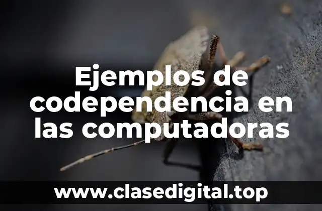 Ejemplos de codependencia en las computadoras