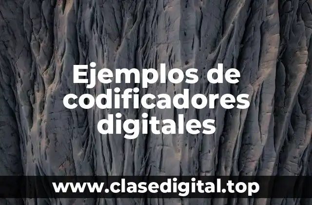 Ejemplos de codificadores digitales