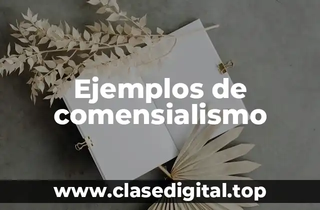 Ejemplos de comensialismo