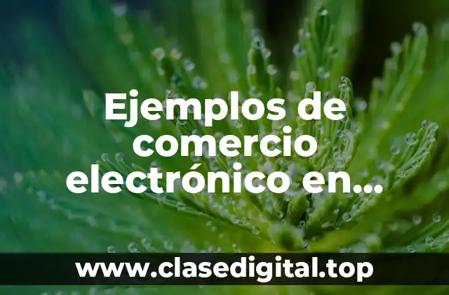 Ejemplos de comercio electrónico en Colombia