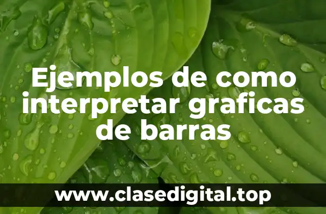 Ejemplos de como interpretar graficas de barras