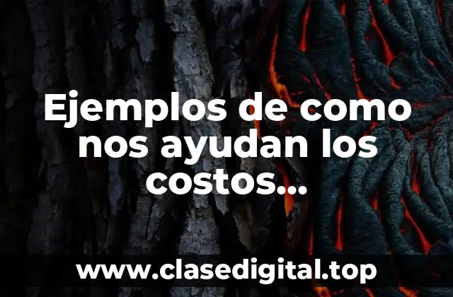 Ejemplos de como nos ayudan los costos presupuestados