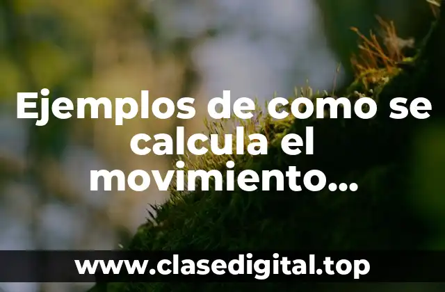 Ejemplos de como se calcula el movimiento rectilineo uniforme y Significado