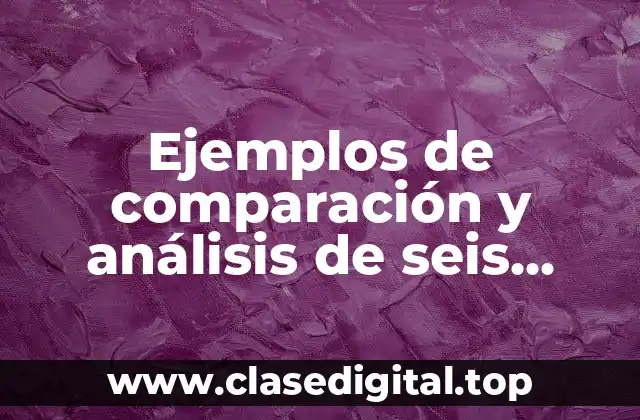 Ejemplos de comparación y análisis de seis cariotipos anormales y Significado