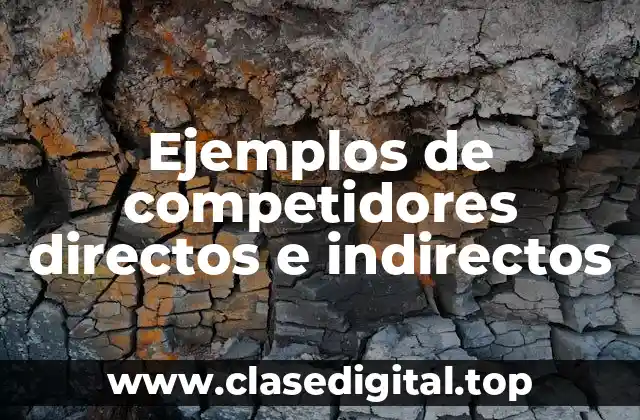 Ejemplos de competidores directos e indirectos