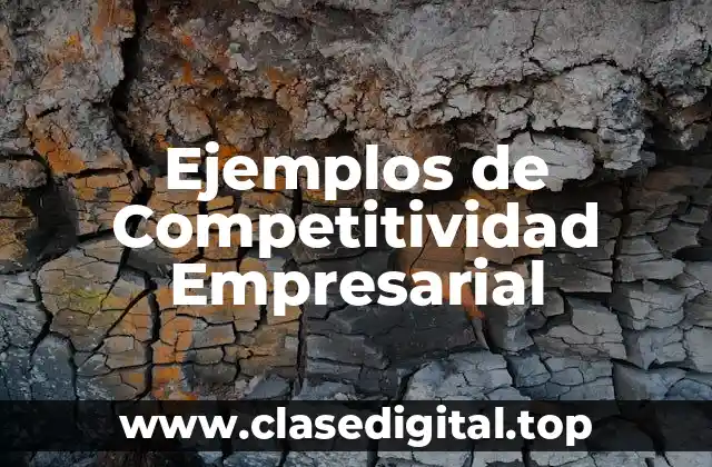 Ejemplos de Competitividad Empresarial