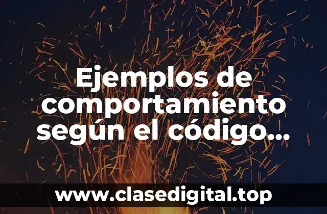 Ejemplos de comportamiento según el código deontológico de un maestro