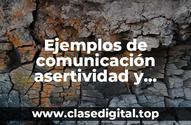 Ejemplos de comunicación asertividad y Significado