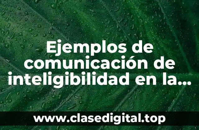 Ejemplos de comunicación de inteligibilidad en la teoría crítica