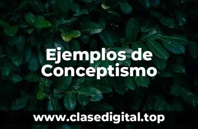 Ejemplos de Conceptismo